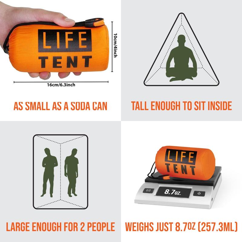 LifeTent: Portable Survival Tent (2 Person)