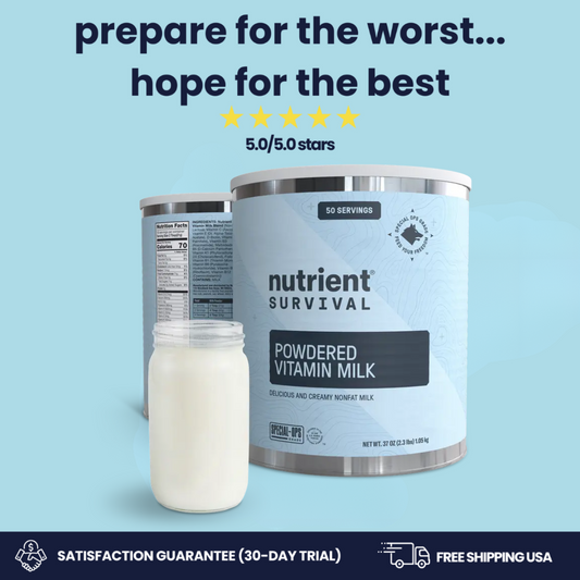 Survival Powdered Milk With Vitamins